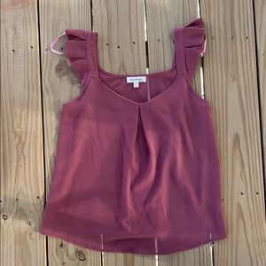 Purple dress tank top